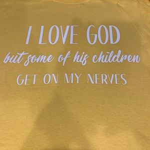 Medium yellow tshirt